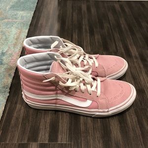Pink Vans High Tops Shoes